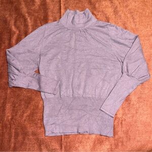 Mauve Mock Neck Sweater